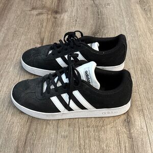 Adidas Men's Black and White Sneakers